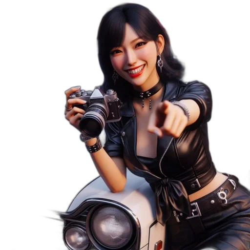 weapon, robot, staff, jacket, photorealistic, concept art, fantasy art, comic book art transparent PNG cut-out