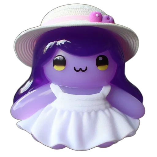 hat, mask, crown, creature, vaporwave, 3d render, concept art, underwater transparent PNG cut-out