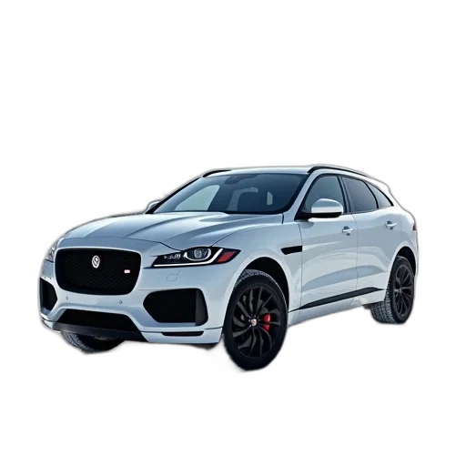 car, 3d render, 2021, jaguar transparent PNG cut-out