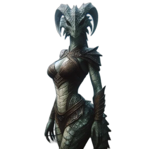 dragon, creature, staff, dress, concept art, fantasy art, 3d render, pixel art transparent PNG cut-out