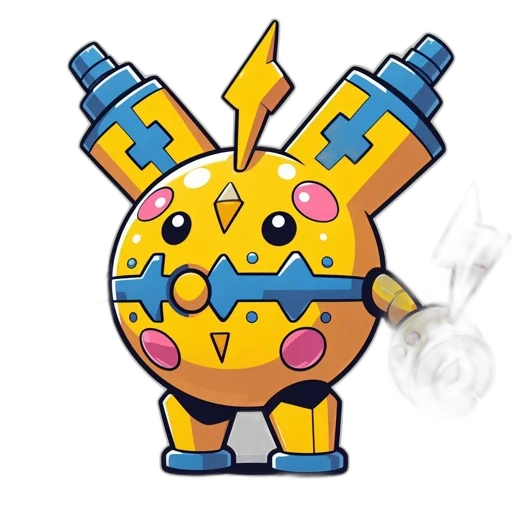 robot, staff, weapon, crown, concept art, pixel art, 3d render, cartoon transparent PNG cut-out