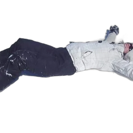 jacket, staff, creature, mask transparent PNG cut-out