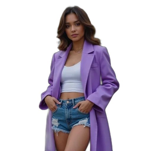 jacket, dress, umbrella, concept art transparent PNG cut-out