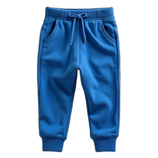 blue, children, pants, has, zip, off, pocket transparent PNG cut-out