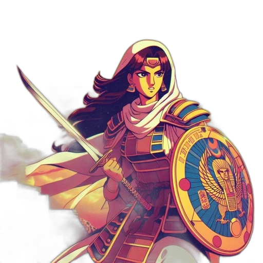 sword, weapon, fantasy art, concept art, comic book art, pixel art, golden, red transparent PNG cut-out