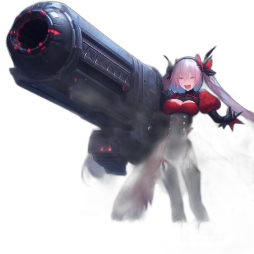 weapon, robot, dragon, creature, concept art, 3d render, cyberpunk, fantasy art transparent PNG cut-out