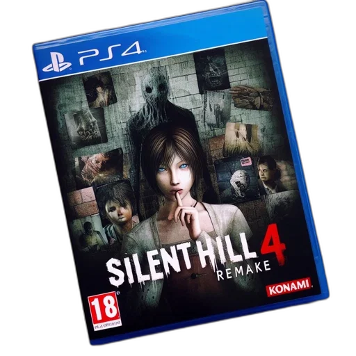 concept art, video, game, box, ps4, silent, hill, remake transparent PNG cut-out