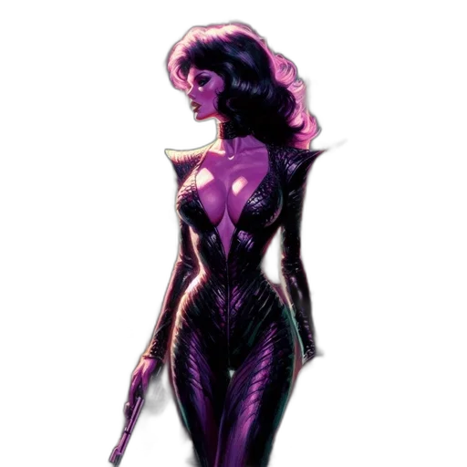 comic book art, concept art, fantasy art, pixel art, dark, futuristic, alien, landscape transparent PNG cut-out