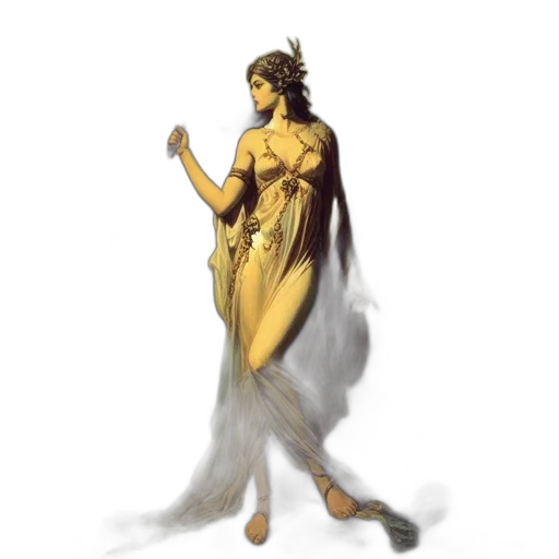 dress, staff, jewelry, crown, concept art, fantasy art, pixel art, comic book art transparent PNG cut-out