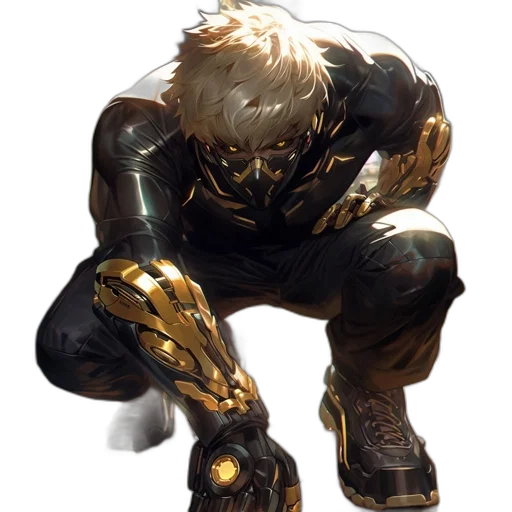 mask, weapon, robot, face, concept art, comic book art, cyberpunk, fantasy art transparent PNG cut-out