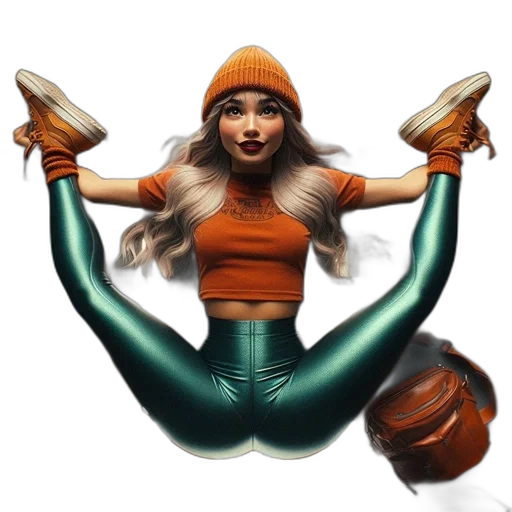concept art, fantasy art, 3d render, comic book art, young, woman, lies, metallic transparent PNG cut-out