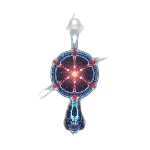 jewelry, weapon, staff, sword, 3d render, concept art, cyberpunk, fantasy art transparent PNG cut-out