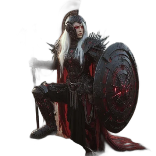 sword, weapon, staff, concept art, fantasy art, comic book art, 3d render, red transparent PNG cut-out