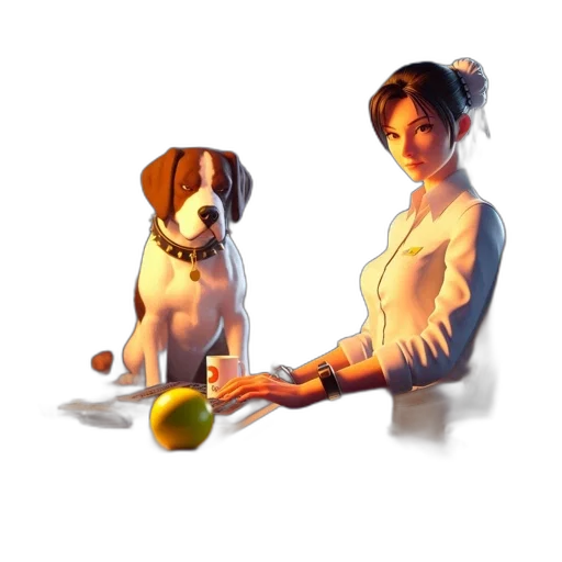 staff, food, pixel art, concept art, 3d render, photorealistic, sunset, evenly transparent PNG cut-out