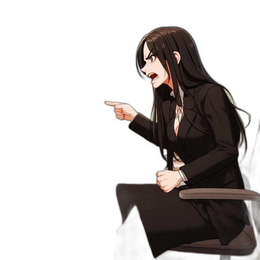 staff, anime, concept art, pixel art, cartoon, dark, monochrome, animated transparent PNG cut-out