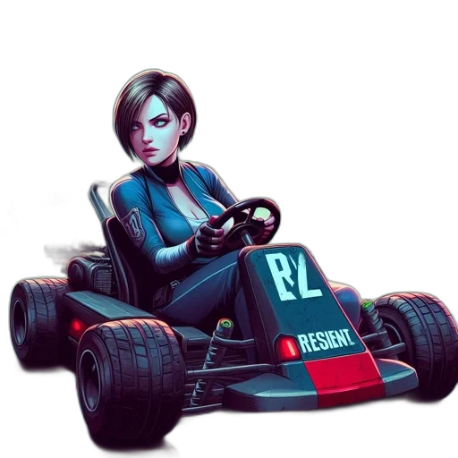 car, robot, concept art, pixel art, 3d render, fantasy art, futuristic, post-apocalyptic transparent PNG cut-out