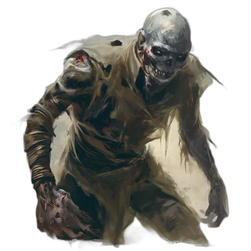mask, creature, face, weapon, concept art, fantasy art, comic book art, photorealistic transparent PNG cut-out