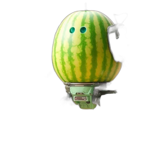 robot, food, weapon, mask, concept art, 3d render, photorealistic, pixel art transparent PNG cut-out