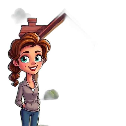 staff, umbrella, cartoon, concept art transparent PNG cut-out