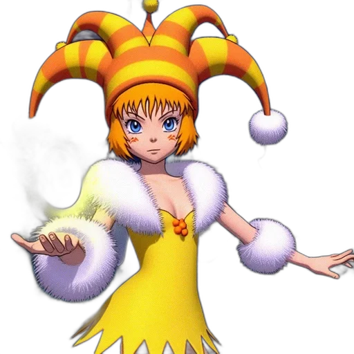 hat, dress, staff, crown, concept art, 3d render, pixel art, anime transparent PNG cut-out