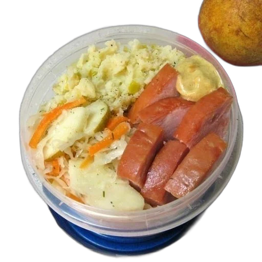 food, animal, weapon, photorealistic, plastic, container, filled, including transparent PNG cut-out