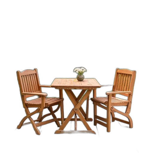 furniture, 3d render, wood, folding transparent PNG cut-out
