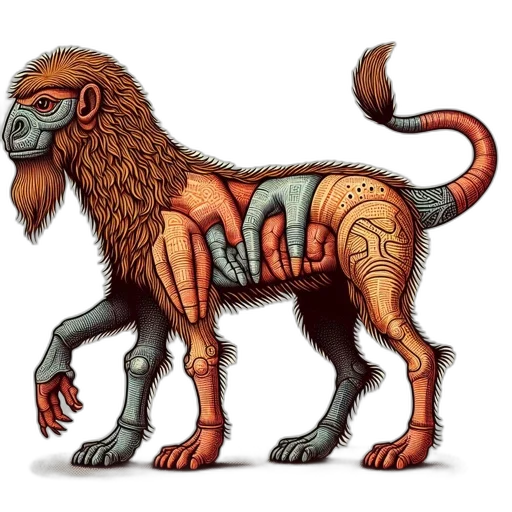 creature, animal, concept art, fantasy art, 3d render, watercolor, elaborate, hybrid transparent PNG cut-out
