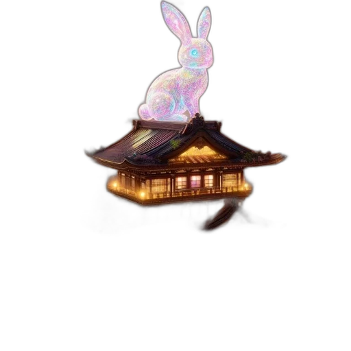 furniture, hat, animal, staff, pixel art, 3d render, concept art, anime transparent PNG cut-out