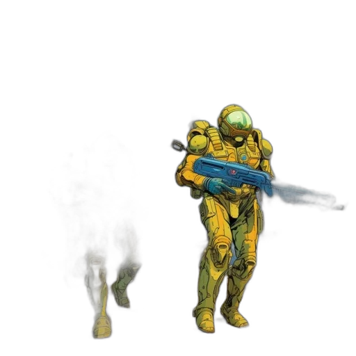 robot, weapon, staff, creature, concept art, 3d render, pixel art, cyberpunk transparent PNG cut-out