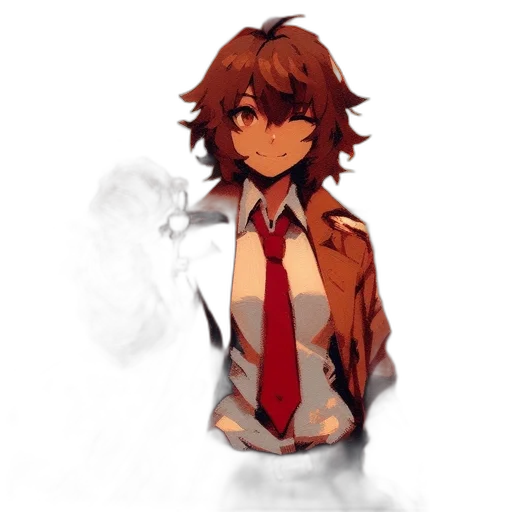 jacket, staff, dress, mask, pixel art, concept art, anime, watercolor transparent PNG cut-out