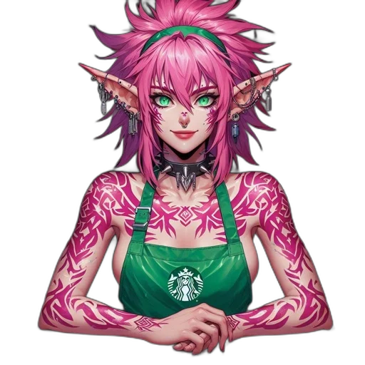 staff, dragon, fantasy art, concept art, pixel art, anime, individual, vibrant transparent PNG cut-out