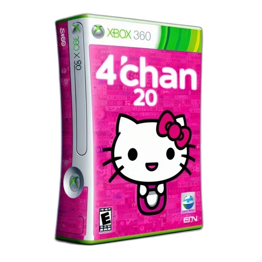 pink, xbox, 360, console, displaying, custom, cover, art transparent PNG cut-out