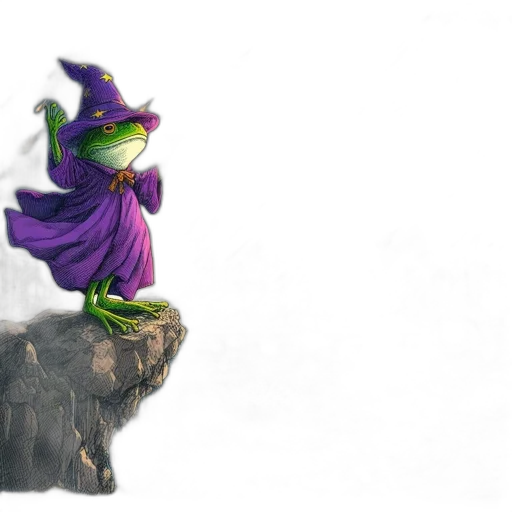 dragon, staff, creature, hat, fantasy art, concept art, 3d render, photorealistic transparent PNG cut-out