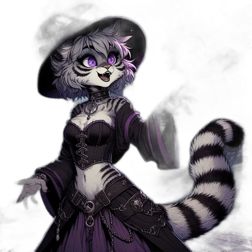 staff, dress, animal, creature, fantasy art, concept art, watercolor, pixel art transparent PNG cut-out