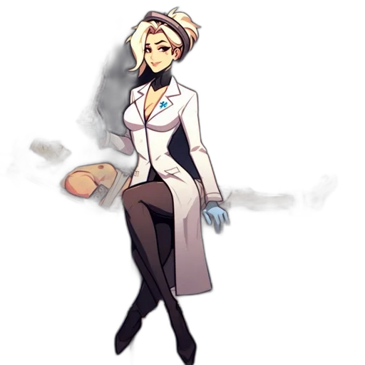 staff, dress, jacket, concept art, pixel art, cartoon, fantasy art, outer space transparent PNG cut-out
