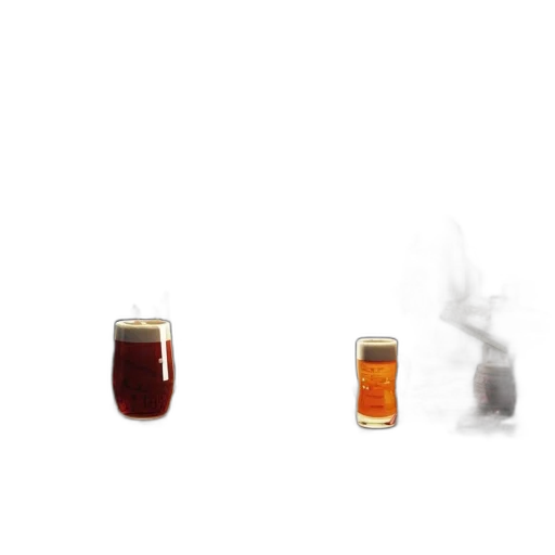 bottle, food, weapon, furniture, concept art, pixel art, 3d render, photorealistic transparent PNG cut-out