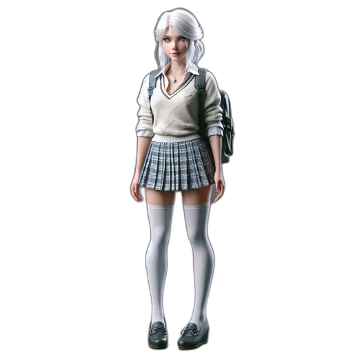 jacket, dress, creature, concept art, 3d render, photorealistic, pixel art, monochrome transparent PNG cut-out