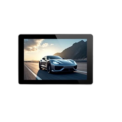 car, black, tablet, image, screen, displayed, has, charging transparent PNG cut-out