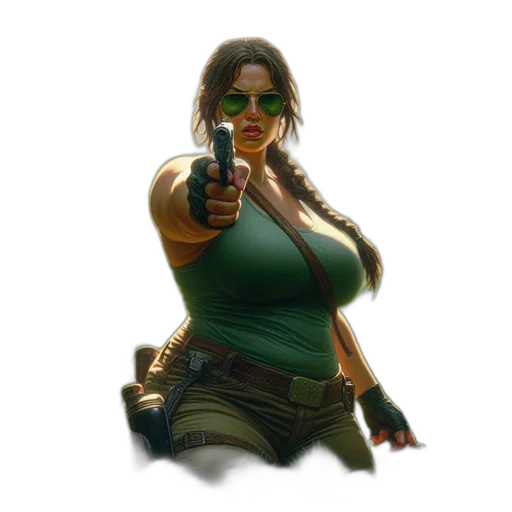 weapon, staff, concept art, pixel art, fantasy art, 3d render, green, woman transparent PNG cut-out