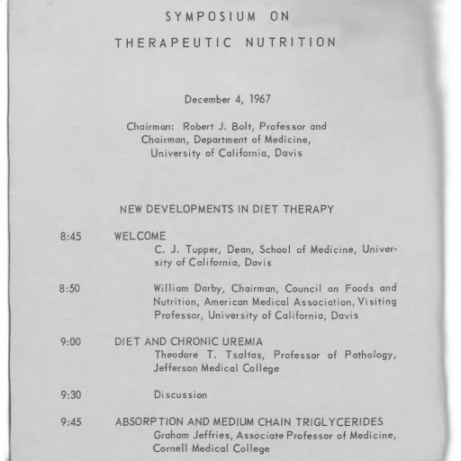 symposium, therapeutic, nutrition, held, december, 1967, featuring, topics transparent PNG cut-out