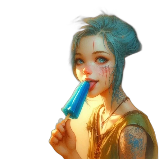staff, face, weapon, fantasy art, concept art, cyberpunk, comic book art, fire transparent PNG cut-out