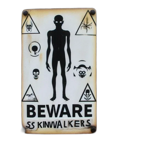 jacket, bottle, robot, creature, sign, tree, forest, warns transparent PNG cut-out