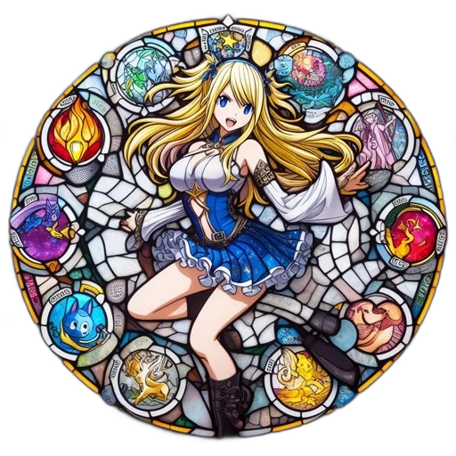 sword, dress, anime, pixel art transparent PNG cut-out