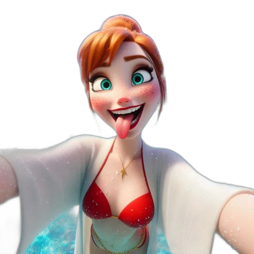 staff, dress, jewelry, face, 3d render, concept art, cartoon, fantasy art transparent PNG cut-out