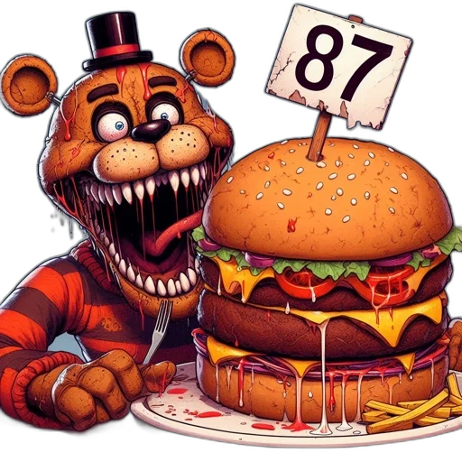 food, animal, creature, concept art, comic book art, 3d render, photorealistic, animated transparent PNG cut-out