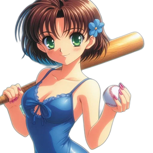 weapon, staff, umbrella, anime, vaporwave, cartoon, photorealistic, animated transparent PNG cut-out
