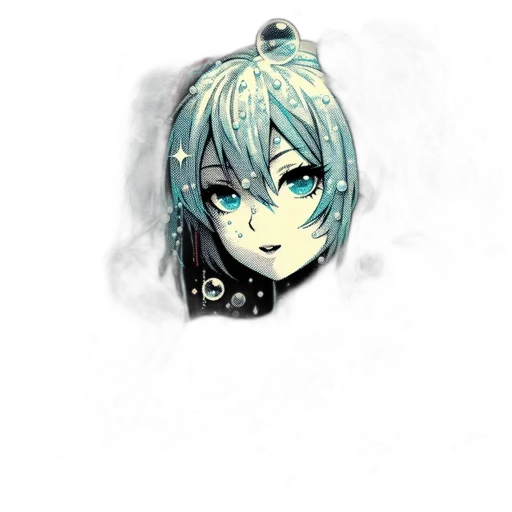 mask, staff, face, jewelry, anime, pixel art, concept art, 3d render transparent PNG cut-out