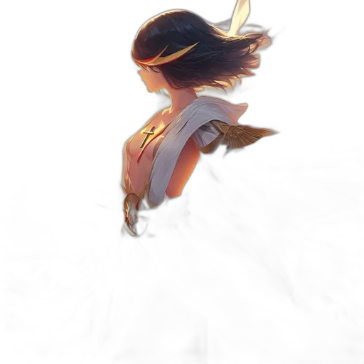 dragon, crown, creature, mask, concept art, fantasy art, comic book art, watercolor transparent PNG cut-out
