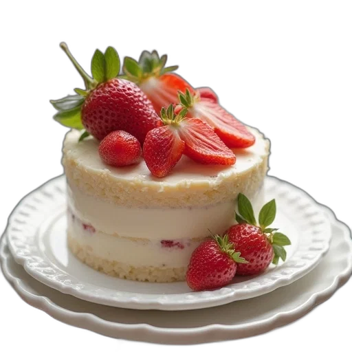food, crown, 3d render, photorealistic transparent PNG cut-out