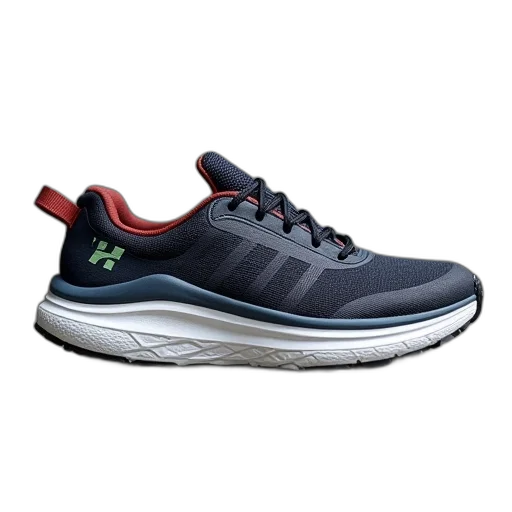 shoes, 3d render, photorealistic, hoka transparent PNG cut-out